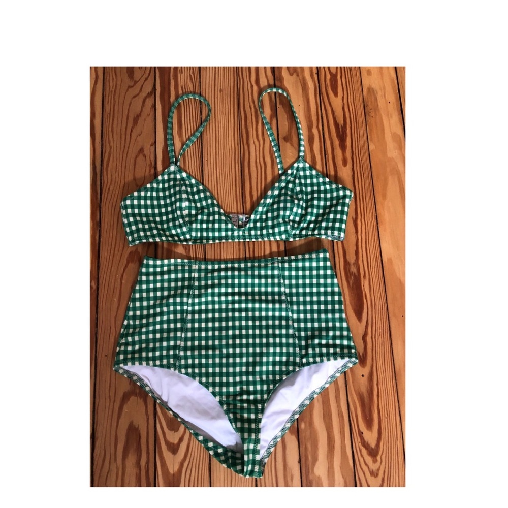 Reformation Check Bikini
